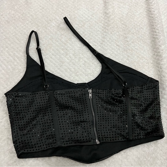 Pacsun one shoulder sparkle top - Picture 3 of 4